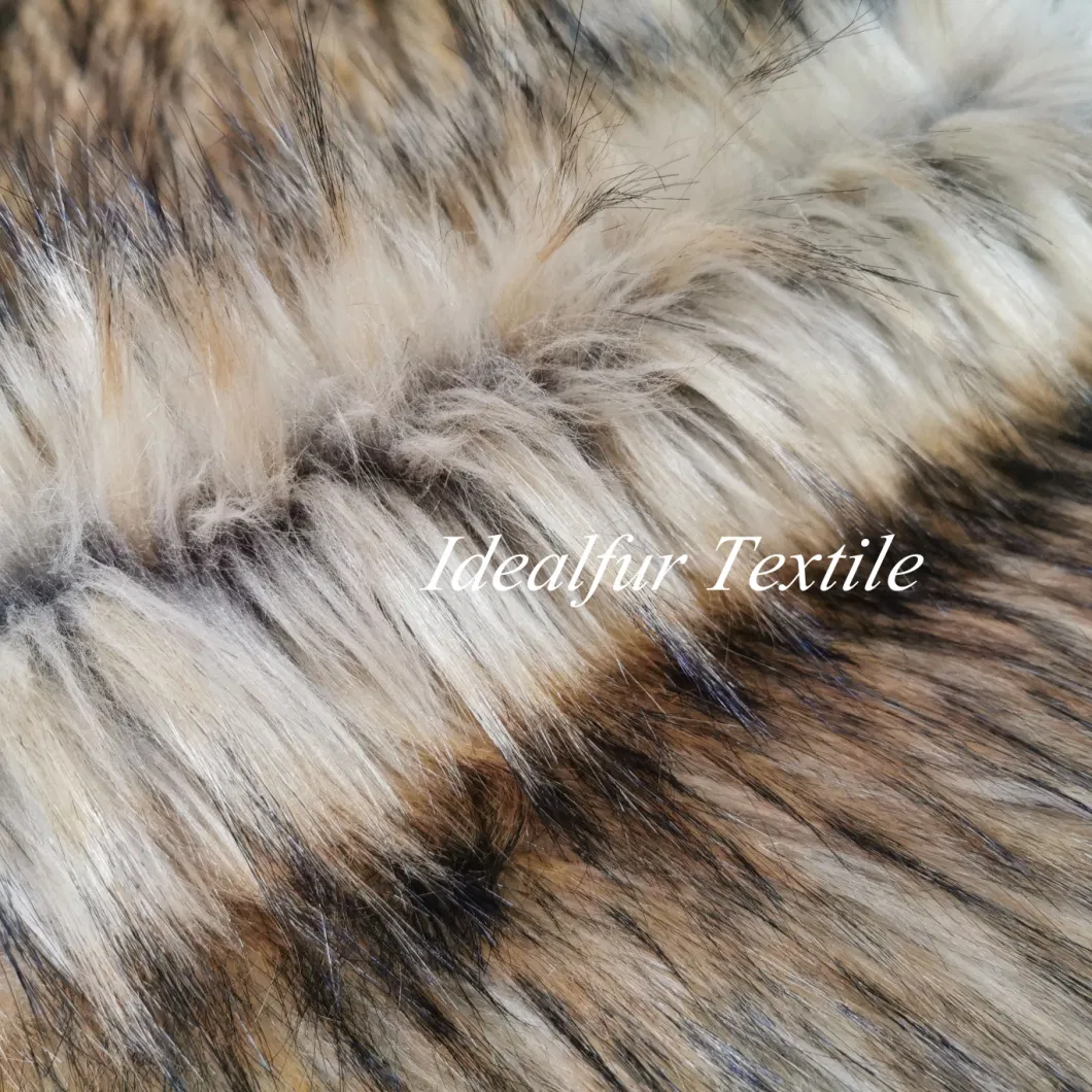 Factory Price Raccoon Faux Fur Fabric Long Pile for Collar