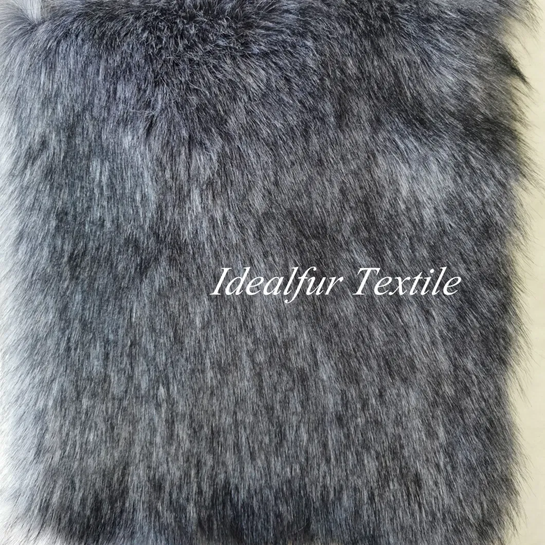 Smooth Winter Artificial Long Pile Faux  Fur Fabric