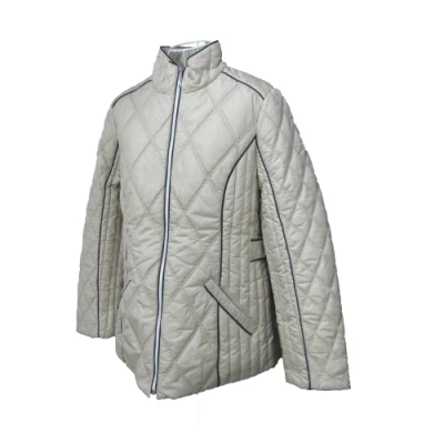 Manteau Nick en laine et fourrure de vison, taille Simple, longueur moyenne, 100%